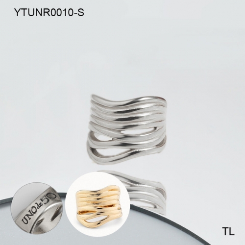 Stainless Steel UNO DE *50 Ring-SN240222-YTUNR0010-S9.8.7-12.5