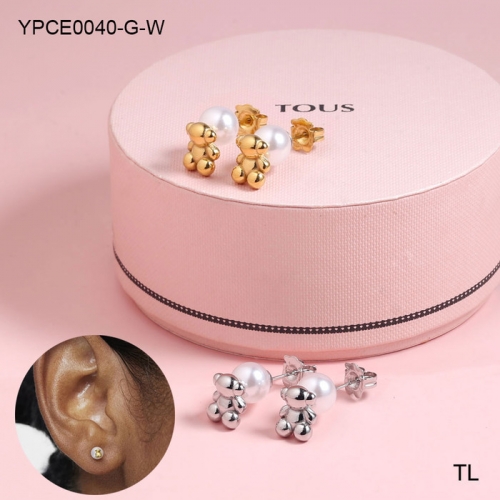 Stainless Steel Tou*s Earrings-SN240222-YPCE0040-G-W-12.9