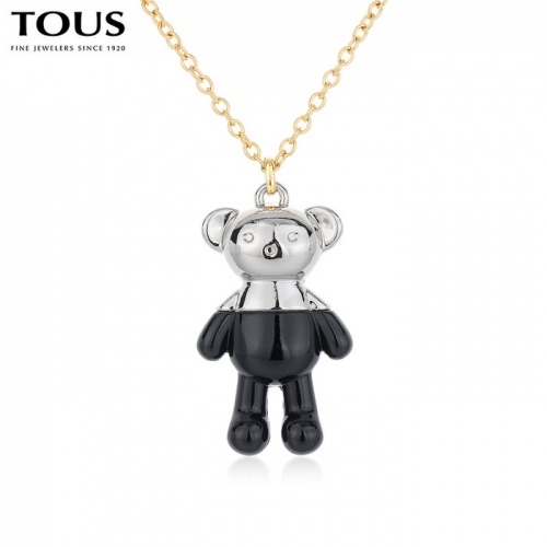 Stainless Steel Tou*s Necklace-DY240225-P23GOLK