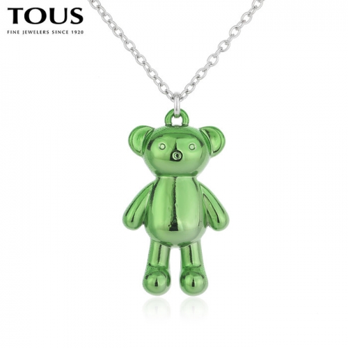 Stainless Steel Tou*s Necklace-DY240225-XL-203SGR-286-20