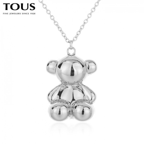 Stainless Steel Tou*s Necklace-DY240225-XL-183SS-314-22