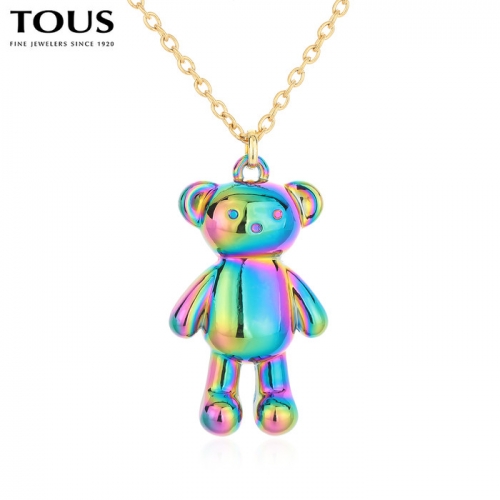 Stainless Steel Tou*s Necklace-DY240225-XL-206GC-300-21
