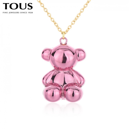 Stainless Steel Tou*s Necklace-DY240225-XL-188GPI-357-25
