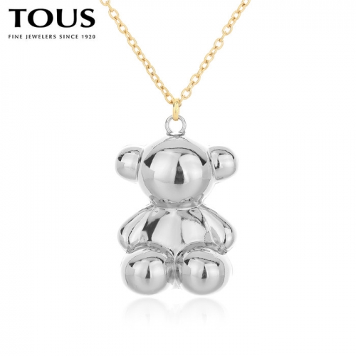 Stainless Steel Tou*s Necklace-DY240225-XL-183GS-329-23