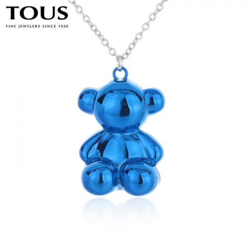 Stainless Steel Tou*s Necklace-DY240225-XL-187SDB-343-24