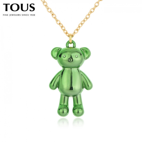 Stainless Steel Tou*s Necklace-DY240225-XL-203GGR-300-21