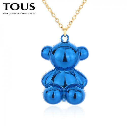 Stainless Steel Tou*s Necklace-DY240225-XL-187GDB-357-25