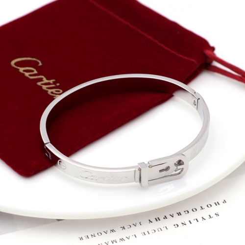 Stainless Steel Brand Bangle-HY240306-P15BGFF