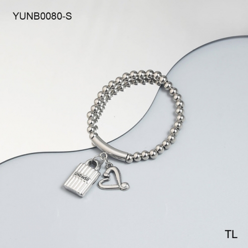 Stainless Steel uno de * 50 Bracelet-SN240306-YUNB0080-S-15.7