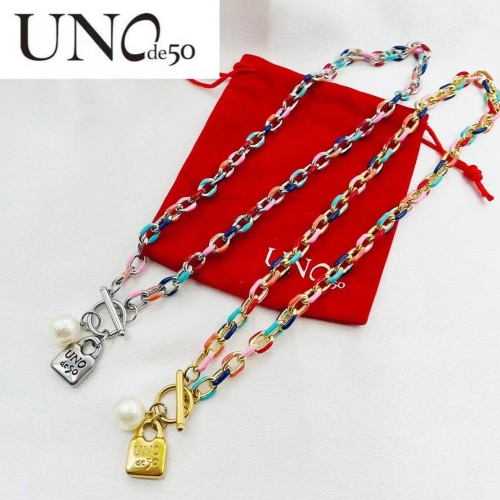 Stainless Steel uno de * 50 Necklace-ZN240308-S20G23