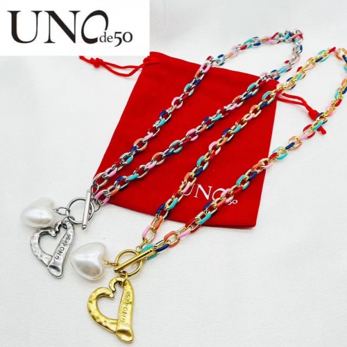 Stainless Steel uno de * 50 Necklace-ZN240308-S20G23