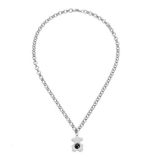 Stainless Steel Tou*s Necklace-HF240318-P8.5NLKK (1)