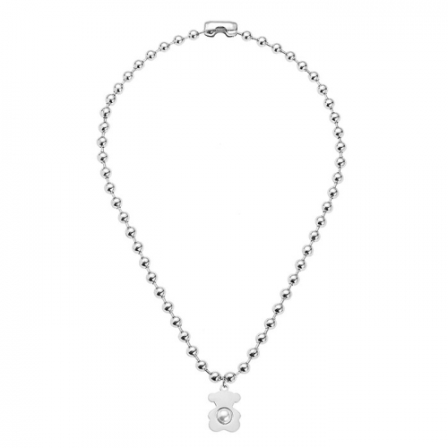 Stainless Steel Tou*s Necklace-HF240318-P7DDQQ (1)