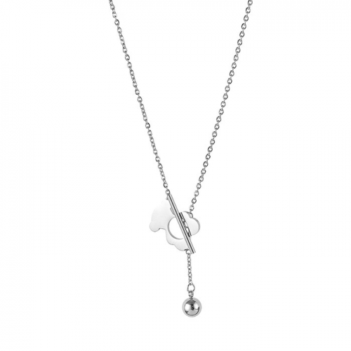 Stainless Steel Tou*s Necklace-HF240318-P8TFRFT