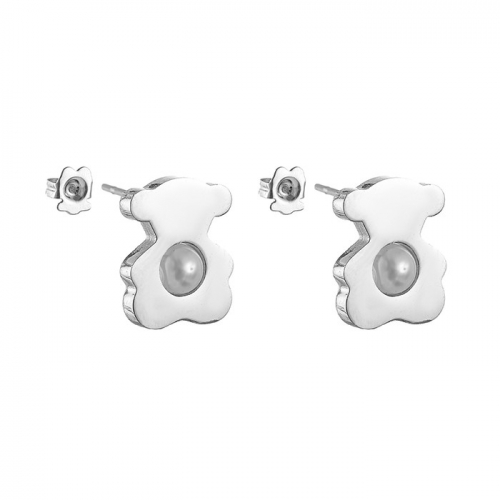 Stainless Steel Tou*s Earrings-HF240318-P6VUJH (2)