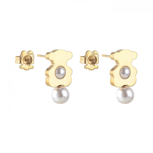 Stainless Steel Tou*s Earrings-HF240318-P8VDOO (2)