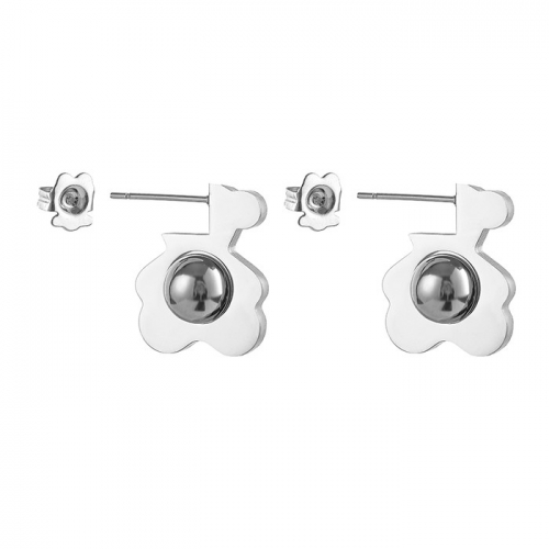 Stainless Steel Tou*s Earrings-HF240318-P7FYIU