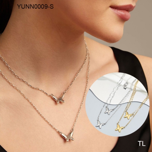 Stainless Steel uno de *50 Necklace-SN240320-YUNN0009-S-16.4
