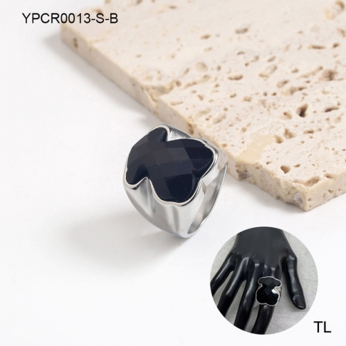 Stainless Steel TOU*S Ring-SN240320-YPCR0013-S9.8.7-B-12.5