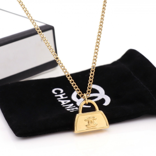 Stainless Steel Brand Necklace-HY240320-P10AIOL (1)