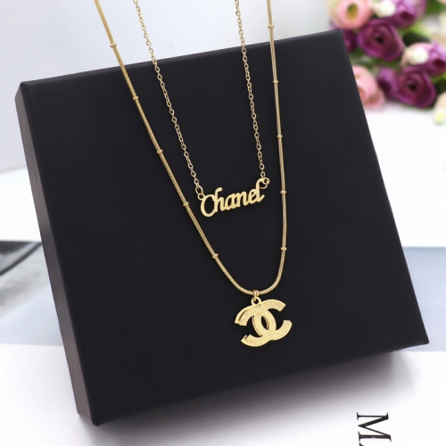 Stainless Steel Brand Necklace-HY240320-P15EDMM (1)