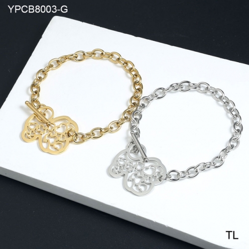 Stainless Steel TOU*S Bracelet-SN240320-YPCB8003-G-12.4