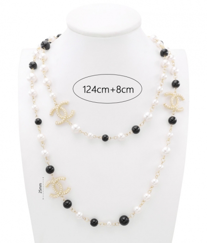 Stainless Steel Brand Necklace-HY240320-P30VGU