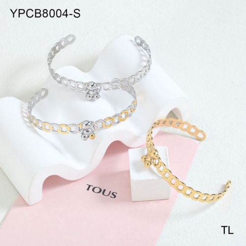Stainless Steel Tou*s Bangle-SN240326-YPCB8004-S-19