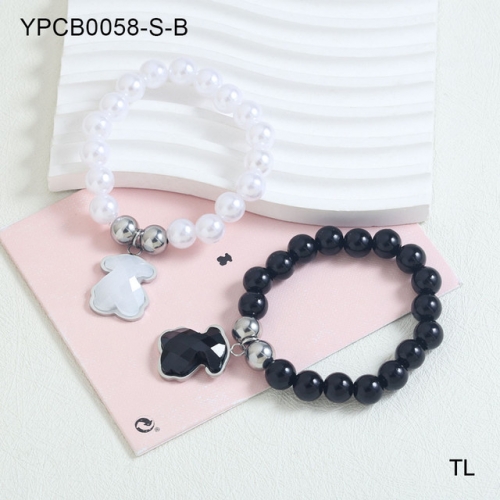 Stainless Steel Tou*s Bracelet-SN240326-YPCB0058-S-B-12.9