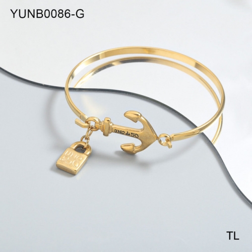 Stainless Steel uno de *50 Bangle-SN240326-YUNB0086-G-14.3