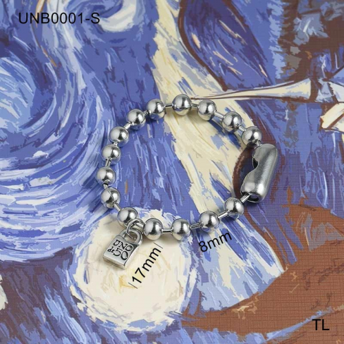 Stainless Steel uno de *50 Bracelet-SN230507-TUNB0043-11.7