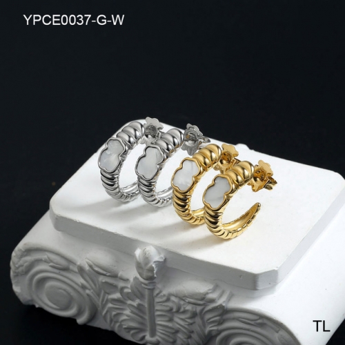 Stainless Steel Tou*s Earrings-SN240408-YPCE0037-G-W-14.3