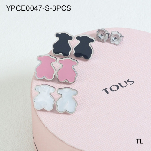 Stainless Steel Tou*s Earrings-SN240408-YPCE0047-S-3PCS-20.8