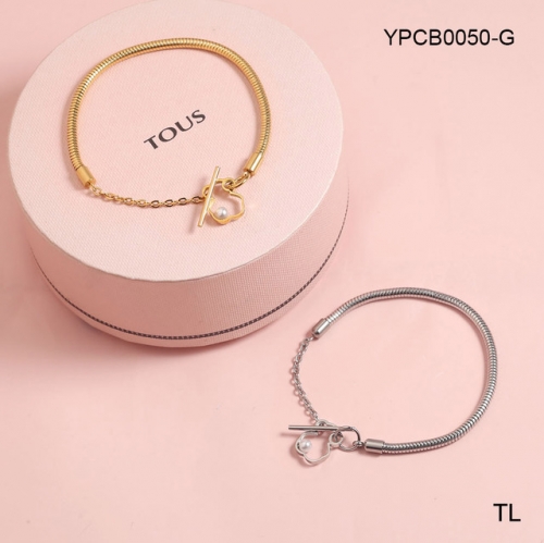 Stainless Steel Tou*s Bracelet-SN240408-YPCB0050-G-14.6