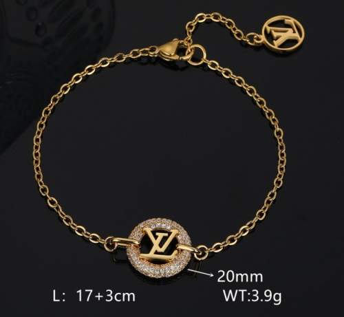 Stainless Steel Brand Bracelet-DY240411-LVSL053S-300-21