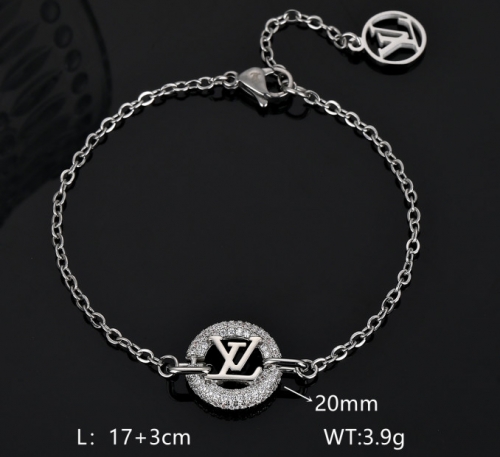 Stainless Steel Brand Bracelet-DY240411-LVSL053S-271-19