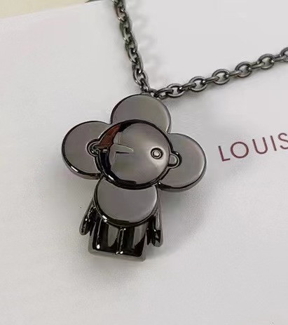 Stainless Steel Brand Necklace-DY240411-LVXL068B-343-24