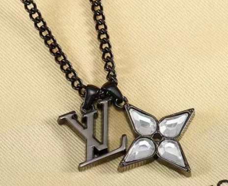 Stainless Steel Brand Necklace-DY240411-LVXL087S-286-20