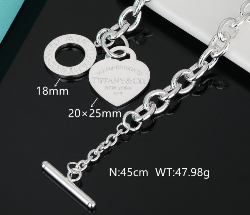 Stainless Steel Brand Necklace-DY240411-LVXL078S-257-18