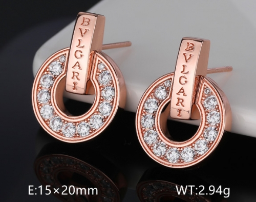 Stainless Steel Brand Earrings-DY240411-LVED005R-357-25