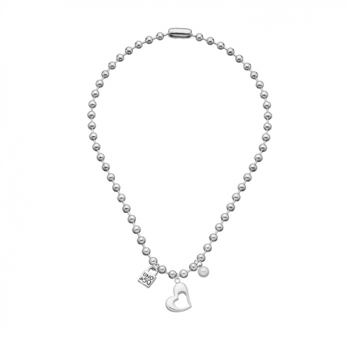 Stainless Steel uno de * 50 Necklace-HF240415-P12BIOO (1)