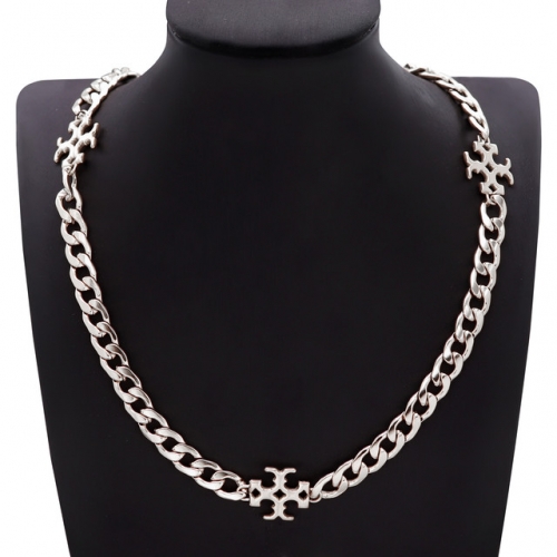 Stainless Steel Brand Necklace-HY240415-P18CIL