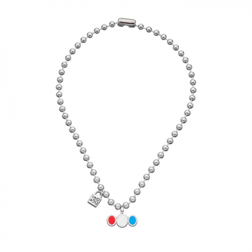 Stainless Steel uno de * 50 Necklace-HF240415-P11JIOK