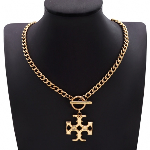 Stainless Steel Brand Necklace-HY240415-P13IJF