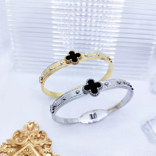 Stainless Steel Brand Bangle-XG240425-P20GFDH (46)