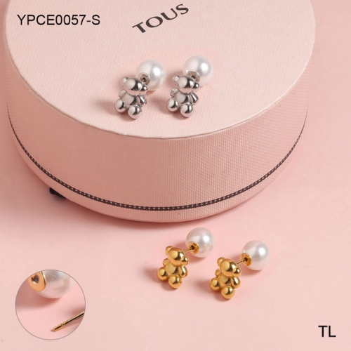 Stainless Steel Tou*s Earrings-SN240424-YPCE0057-S-10.6