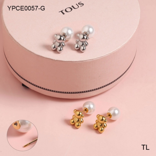 Stainless Steel Tou*s Earrings-SN240424-YPCE0057-G-11.2
