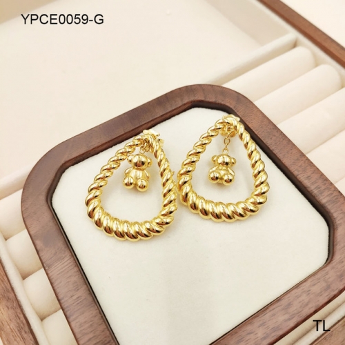 Stainless Steel Tou*s Earrings-SN240504-YPCE0059-G-18.2