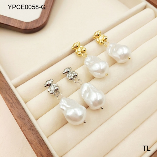 Stainless Steel Tou*s Earrings-SN240504-YPCE0058-G-13