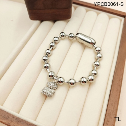 Stainless Steel Tou*s Bracelet-SN240504-YPCB0061-S-13